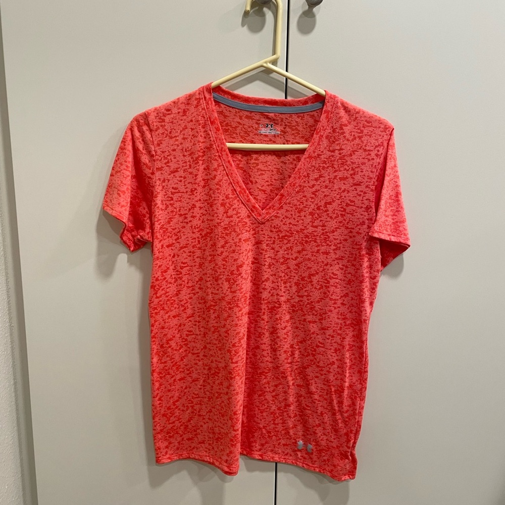 Womens Under Armour Orange Burn Out style cold gear